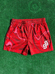 Red Wave Shorts